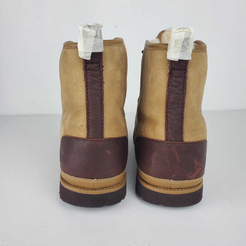 UGG Men Harkley Desert Sand Waterproof Leather - Picture 4 of 12